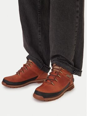 Timberland Timberland Schnürstiefeletten Euro Sprint Mid Lace TB0A2K84EJD1 Braun