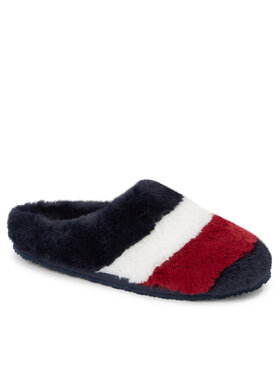 Tommy Hilfiger Tommy Hilfiger Papuče Flag Fur Home Slipper FW0FW07432 Plava