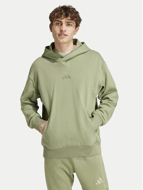 adidas adidas Felpa ALL SZN French Terry IY4156 Verde Loose Fit