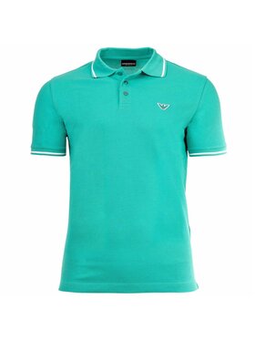 Emporio Armani Emporio Armani Polo 31694 Zielony Comfort Fit
