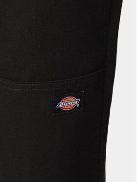 Dickies Hlače Double DK0A4XZE Crna Slim Fit