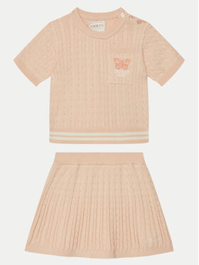 Guess Guess Súprava blúzka a sukňa K5RG04 Z37L1 Ružová Regular Fit