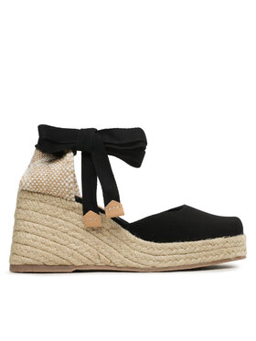 Castañer Castañer Espadrilky Tina Jute/001 023071-100 Černá