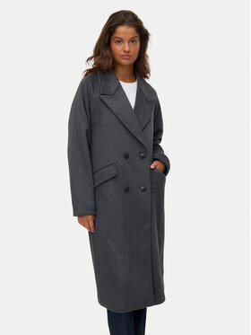 Vero Moda Vero Moda Vilnonis paltas Harper 10320446 Pilka Regular Fit