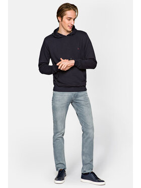 Lancerto Lancerto Jeansy Bryson Szary Slim Fit
