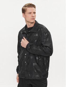 adidas adidas Преходно яке Embossed Coaches IJ6434 Черен Regular Fit