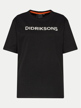 Didriksons T-shirt Harald 505551 Crna Regular Fit