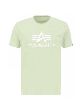 Alpha Industries Alpha Industries Tričko AI.100501-722-S Zelená Basic Fit