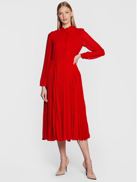 TWINSET TWINSET Kleid für den Alltag 222TT2080 Rot Regular Fit
