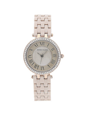 Anne Klein Anne Klein Zegarek AK-2200TNGB Beżowy