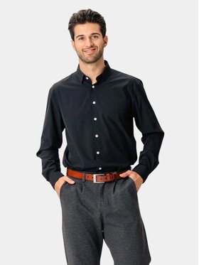 TeeShoppen TeeShoppen Koszula 'Perform Collection' Granatowy Regular Fit
