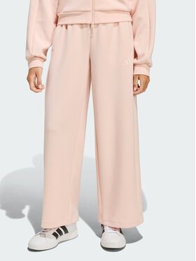 adidas adidas Spodnie materiałowe 161532 Różowy Loose Fit