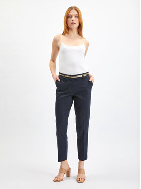 Orsay Orsay Chinosy 356250526000__38 Granatowy Regular Fit