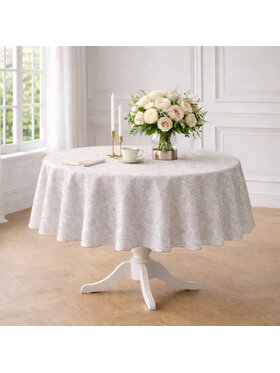 Roseberry Home Roseberry Home Obrus bawełniany z srebrną nicią Shiny Silverline Czerwony