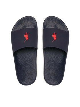 Polo Ralph Lauren Natikači Polo Slide 809852071002 Mornarsko Modra