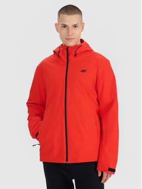4F 4F Μπουφάν μεταβατικό 4FWSS25TTJAM703-62S Κόκκινο Regular Fit
