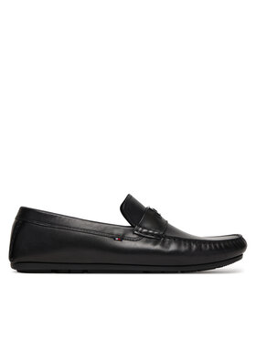 Tommy Hilfiger Tommy Hilfiger Mokasíny Hardware Hilfiger Driver Shoe FM0FM05838 Černá