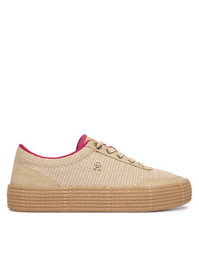 Tommy Hilfiger Tommy Hilfiger Espadrilles Th Foxing Platform Rope FW0FW09173 Bézs