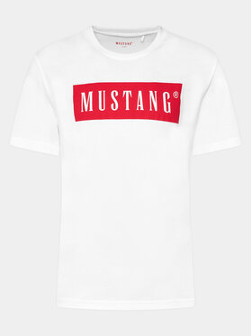 Mustang Mustang T-Shirt 1014749 Bílá Regular Fit