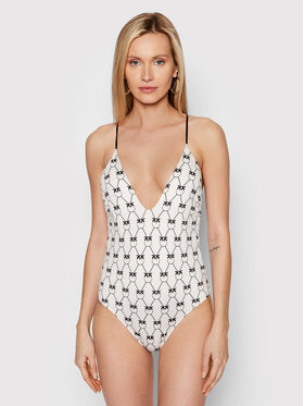 PINKO Pinko Badeanzug Bicciolano 20221 BLK01 1G17FV Y7YA Beige