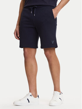 Guess Guess Športové kraťasy M6GD12 K3020 Tmavomodrá Slim Fit