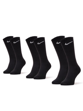 Nike Nike Zestaw 3 par wysokich skarpet męskich SX4508-001 Czarny