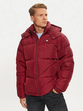 Tommy Jeans Tommy Jeans Pūkinė striukė Alaska DM0DM19537 Vyšninė Loose Fit
