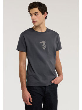 Trussardi Trussardi T-Shirt G0438000095N023 Srebrny Regular Fit