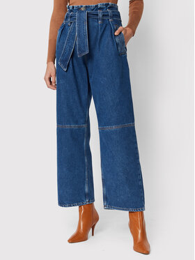 PINKO Pinko Džinsi Gracidio 1J111A A0A0 Zils Relaxed Fit