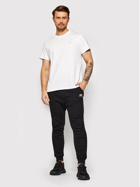 Alpha Industries Spodnji Del Trenirke Basic Jogger 116370 Črna Slim Fit