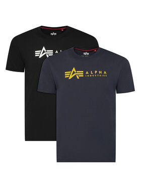 Alpha Industries Alpha Industries Marškinėlių komplektas Alpha Label 118534 Spalvota Regular Fit