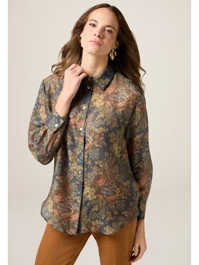 Oltre Oltre Camicia 5055J000882N0Z4 Blu Regular Fit