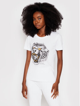 Togoshi Togoshi T-Shirt Wildcat D Λευκό Regular Fit