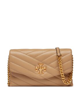 Tory Burch Tory Burch Ročna torba Kira Chevron Chain Wallet 90343 Bež