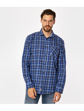 Lee Cooper Lee Cooper Koszula SCOTT Niebieski Regular Fit