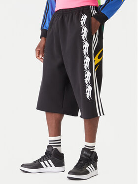 adidas adidas Αθλητικό σορτς Spiders JW0205 Μαύρο Oversize