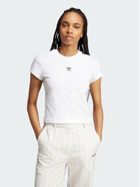 adidas adidas T-Shirt Essentials Slim Tee Biały Slim Fit