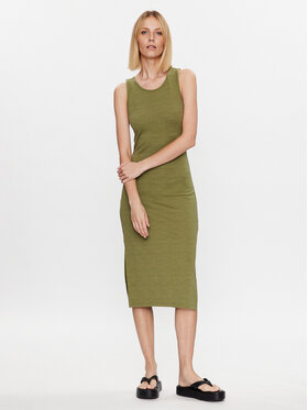 Roxy Roxy Vestito estivo Good Keepsake ARJKD03270 Verde Slim Fit