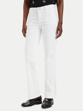 Guess Guess Džinsi W6GA15 D0705 Balts Straight Fit