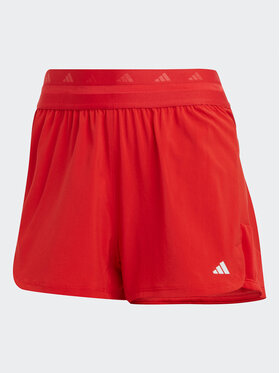 adidas adidas Sportiniai šortai Training Hyperglam Pacer Shorts HZ5848 Raudona Regular Fit