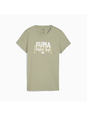 Puma Puma T-Shirt 688169 Zielony Regular Fit