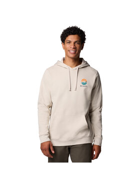 Columbia Columbia Bluza Columbia Columbia Trek Graphic Hoodie Beżowy Regular Fit