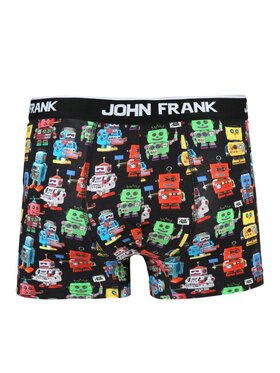 John Frank John Frank Bokserki Bokserki Męskie Czarne John Frank Robotic JFBD285 XL Czarny