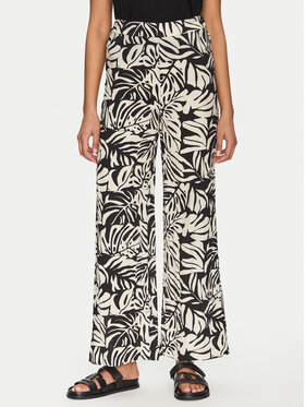 Vila Vila Stoffhose Anu 14108517 Schwarz Wide Leg