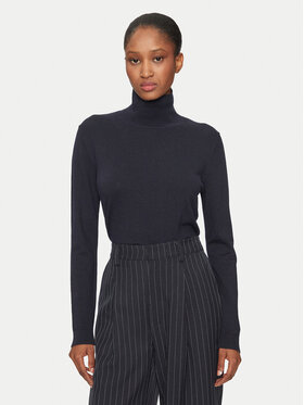 Weekend Max Mara Weekend Max Mara Bluză cu gât Kiku 2425366022 Bleumarin Regular Fit