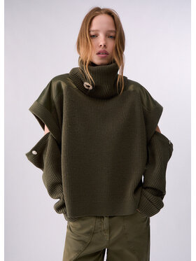 Liu Jo Liu Jo Maglione WF6052MS05190510 Verde Regular Fit
