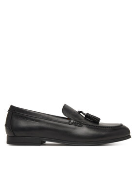 Tommy Hilfiger Tommy Hilfiger Loafersy Flex Hilfiger Lth Tassel Loafer FM0FM05891 Czarny