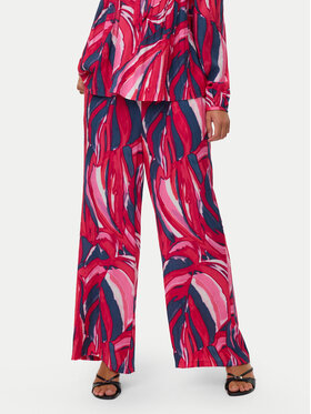 Vero Moda Vero Moda Medžiaginės kelnės Vera 10338759 Rožinė Wide Leg