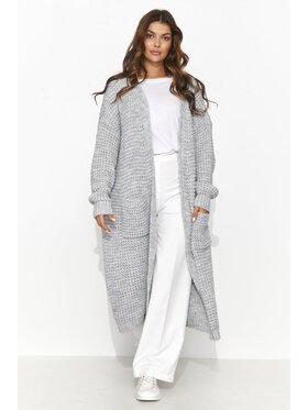 Numinou Numinou Kardigan NU_S99 Szary Loose Fit
