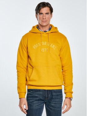 BIG STAR BIG STAR Bluza ASLAN Złoty Basic Fit